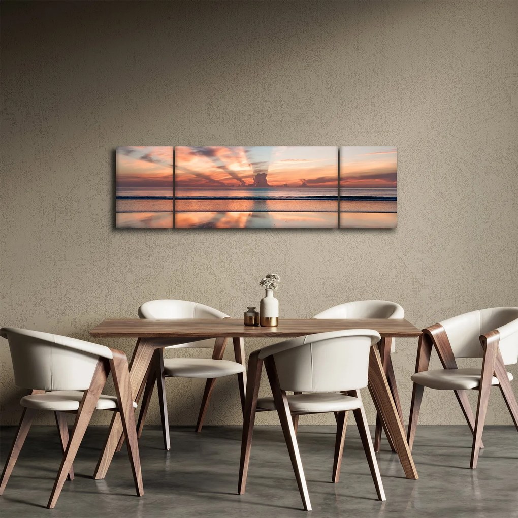 Obraz promieni słonecznych nad plażą Dayton (170x50 cm)