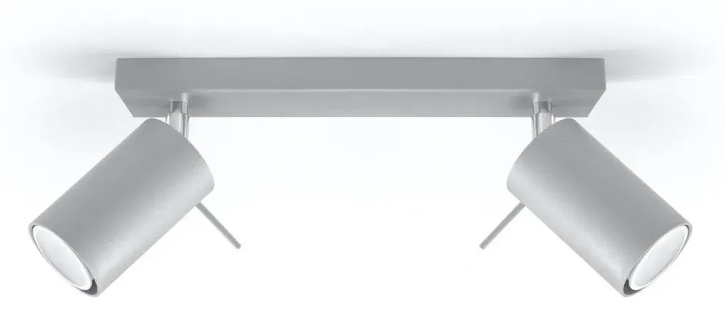 Minimalistyczny plafon LED E782-Sewo - szary