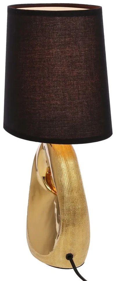 Lampa stołowa z tekstylnym kloszem (wysokość 43 cm) Hierro – Candellux Lighting