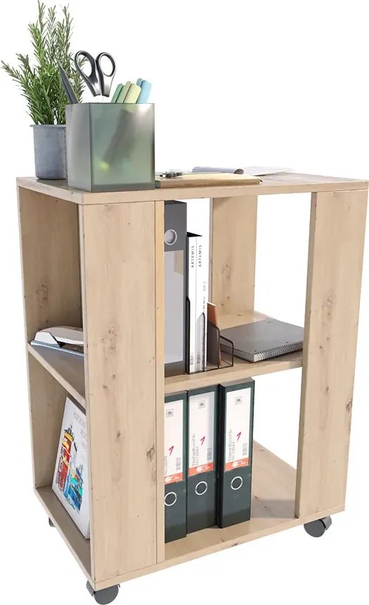 Mobilna szafka pod drukarkę dąb artisan T0-G73
