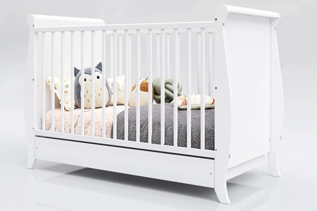 Łóżeczko Misza 120/60 z szufladą