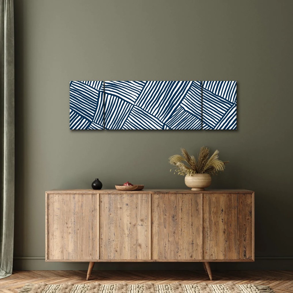 Obraz - linia 3D (170x50 cm)