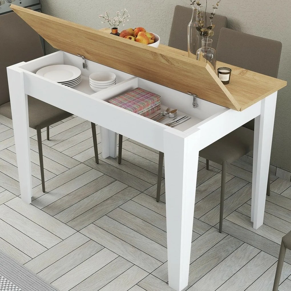 Stół do jadalni Kiev White and Oak