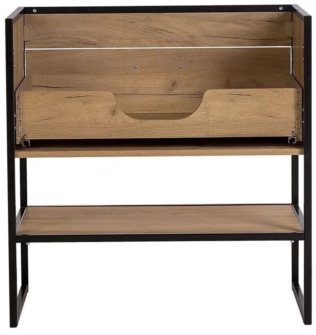 Szafka łazienkowa z umywalką dąb craft - Favero 3S 80 cm