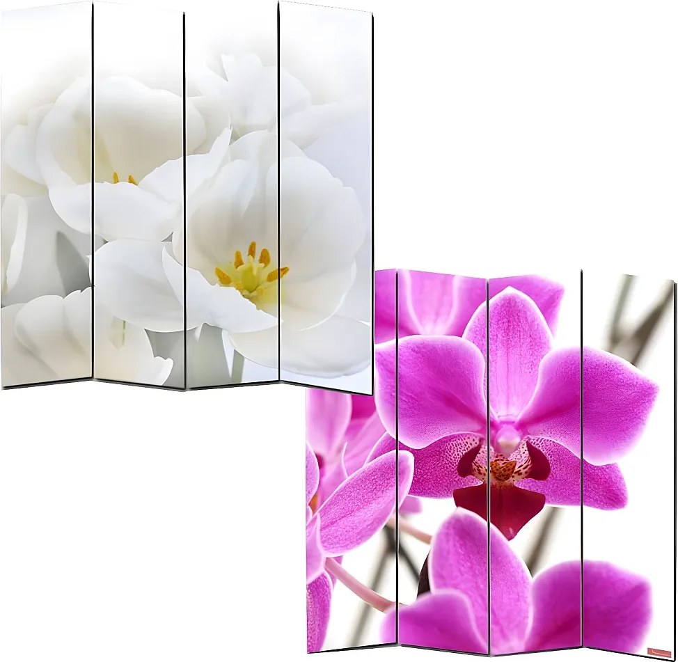 Parawan fotograficzny Bagheria,  180x160cm, orchidea