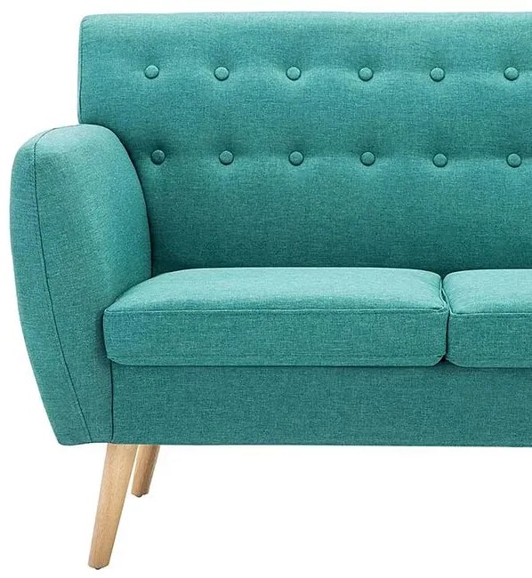 3-osobowa zielona sofa pikowana - Elia
