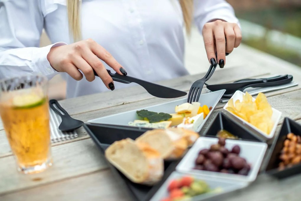 Turystyczny zestaw sztućców KLIKK ORGANIC, KOZIOL