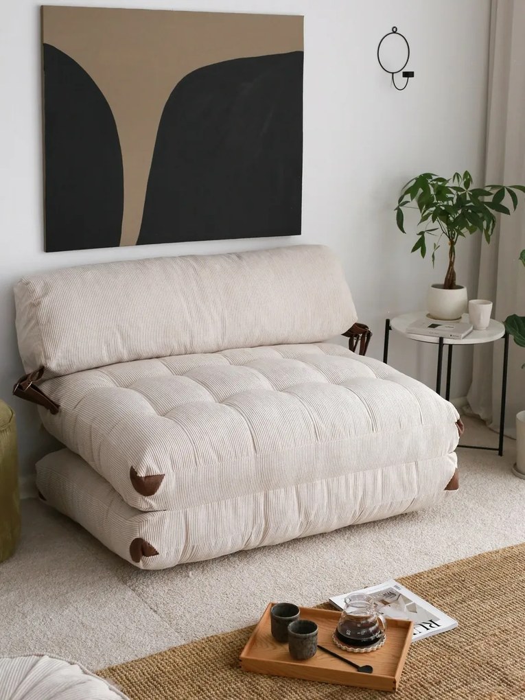 Sofa rozkładana Kadife 2 White