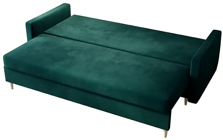 Rozkładana Sofa Z Funkcją Spania Zieleń Morska W7-W59