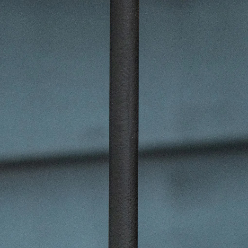 Outsunny Zestaw 3 metalowych stojaków na kwiaty, marmurowy wzór, możliwość układania w stos