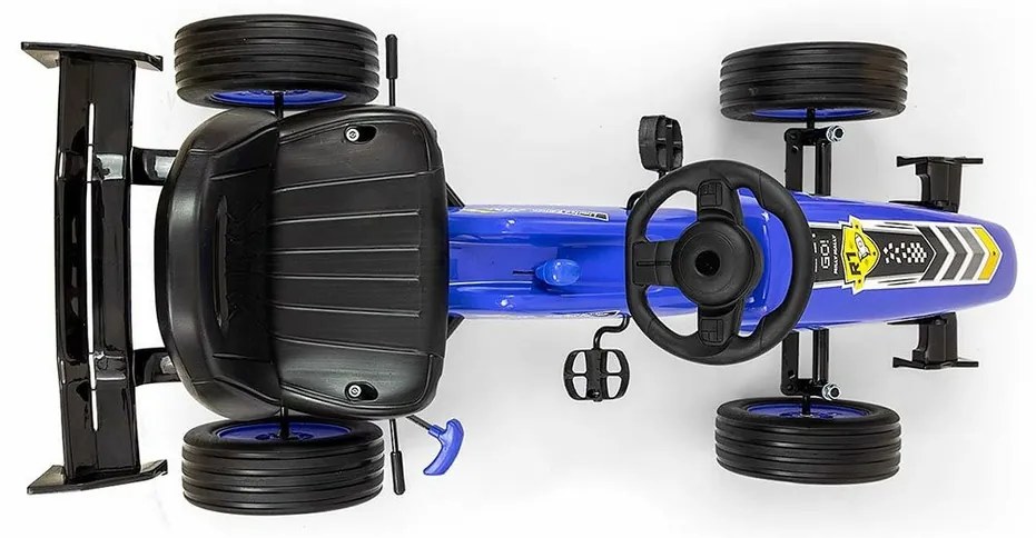 Milly Mally Quad Go-kart Rocket, niebieski