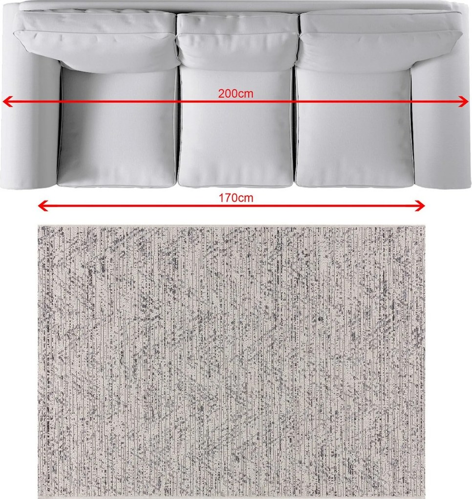 Dywan Breeze charcoal/grey 120x170cm