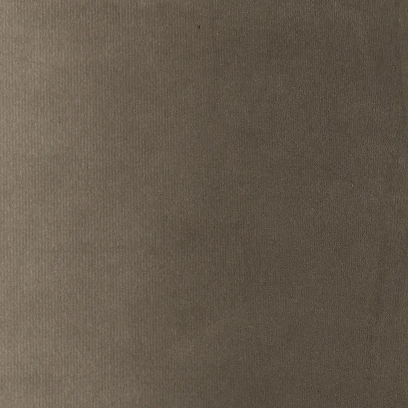Abażur welurowy taupe 35/35/20 ze złotym wnętrzem