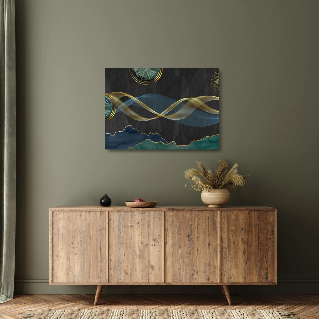 Obraz na szkle - Abstrakcja (70x50 cm)