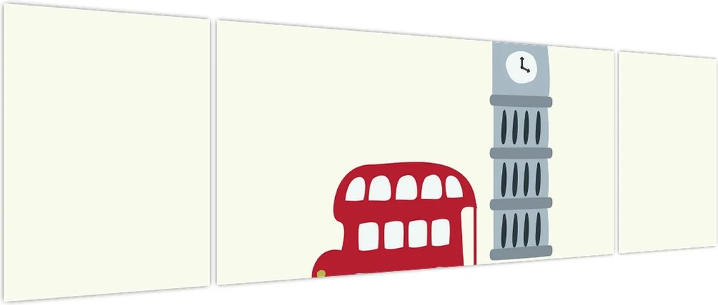 Obraz - Miasta Europy N⁰3 (170x50 cm)