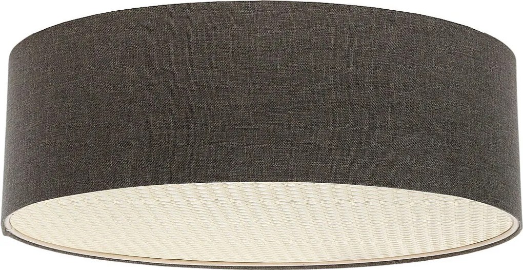 Plafon sufitowy ERUTAN RATTAN 70 szary