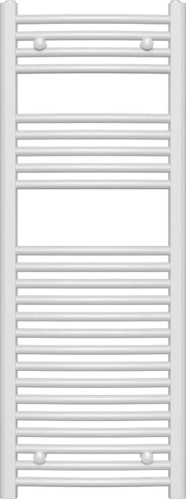 Novaservis - Łazienkowy grzejnik drabinkowy 490W/230V 120x45 cm biały, zaokrąglony