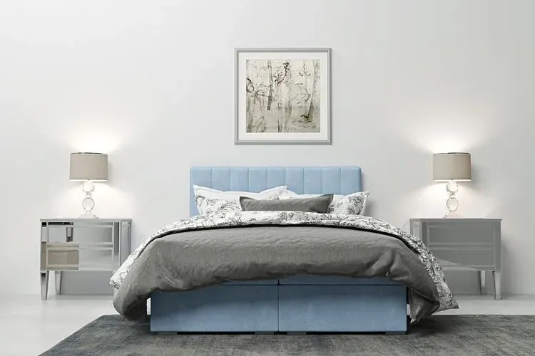 Łóżko boxspring Provence 160x200 - 32 kolory