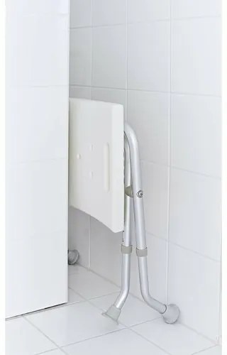 SAPHO A0050301 Składane krzesełko dla osóbniepełnosprawnych, białe