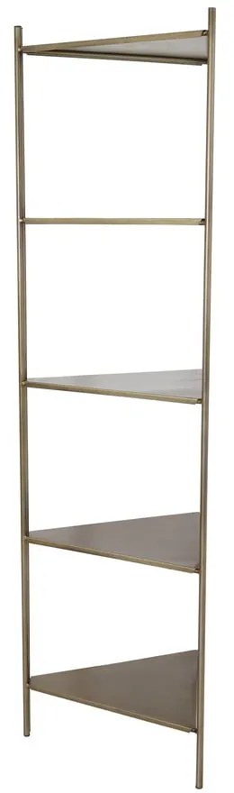 Metalowy regał w kolorze złotym 58,5x200 cm Display – Light &amp; Living