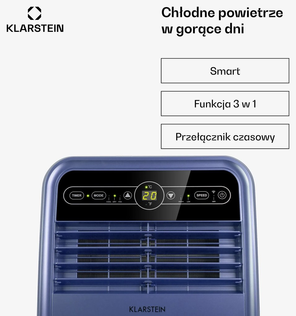 Klarstein Metrobreeze New York Smart klimatyzator przenośny