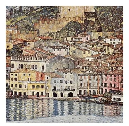 Reprodukcja obrazu Gustava Klimta – Malcesine on Lake Garda, 60x60 cm