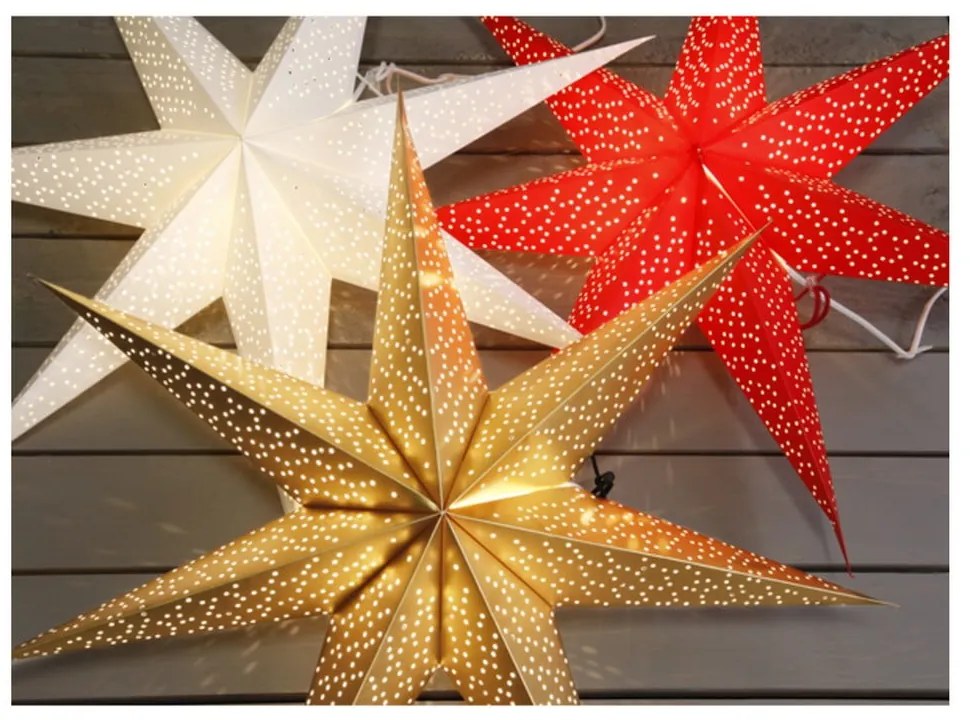 Biała dekoracja świetlna Star Trading Dot, ⌀ 70 cm