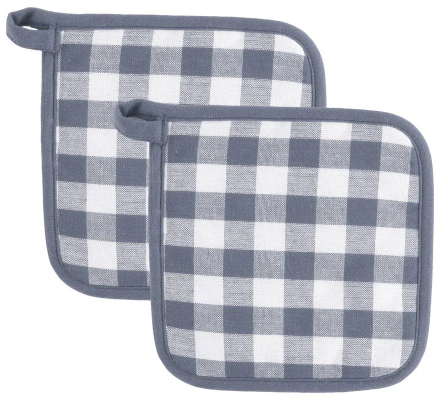 Bawełniane rękawice kuchenne zestaw 2 szt. Gingham – Tiseco Home Studio