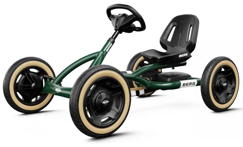 Berg gokart na pedały buddy retro green do 50 kg