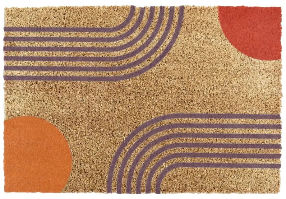 Wycieraczka z włókna kokosowego 60x90 cm Colour Abstract – Artsy Doormats