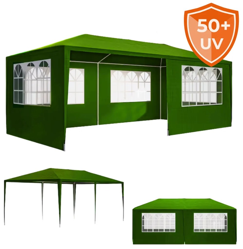 Jurhan Namiot imprezowy NEAPOL, 3x6m, zielona