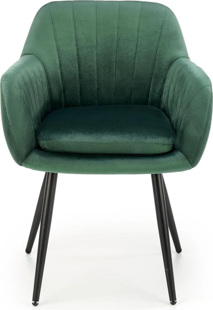Velvetowy fotel jadalniany K429