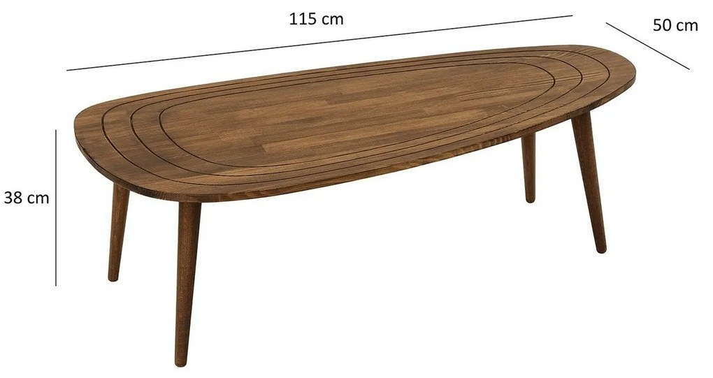 Stolik konferencyjny Sweet Walnut