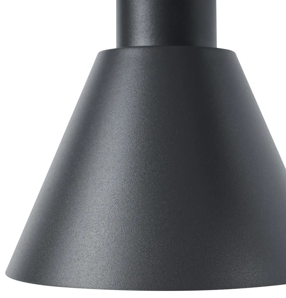 Nowoczesna lampa wisząca czarna 6-punktowa - Biles