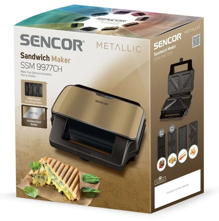 Sencor SSM 9977CH opiekacz do kanapek