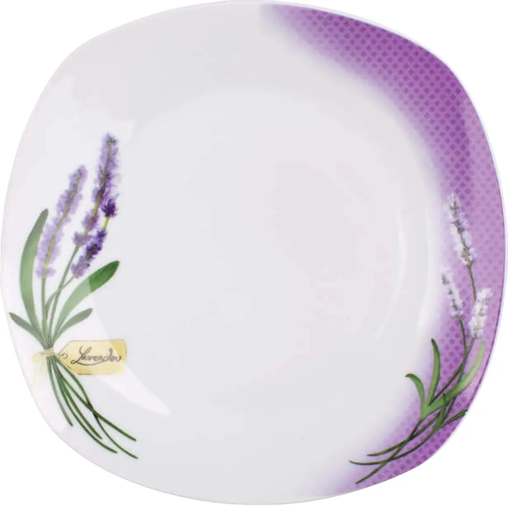 Banquet Lavender 18-częściowy zestaw talerzy