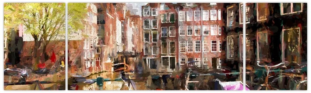 Obraz - Amsterdam (170x50 cm)
