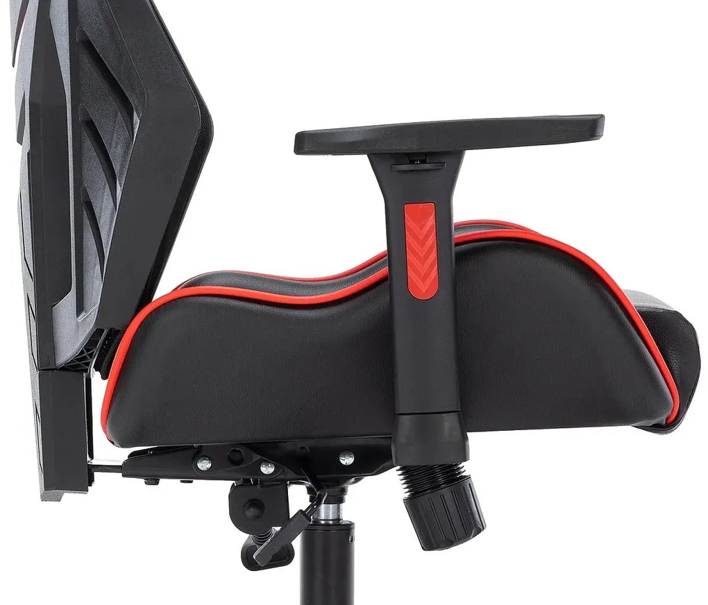 Fotel gamingowy REVOLT czarno- czerwony SIGNAL