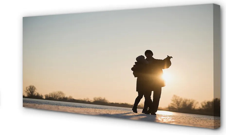 Fotoobraz na płótnie Zimowy Taniec