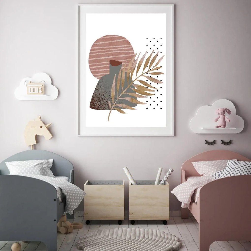 Plakat - Symboliczna abstrakcja (A4)