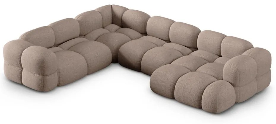 Brązowy narożnik (lewostronny/w kształcie litery U) Loretto – Cosmopolitan Design