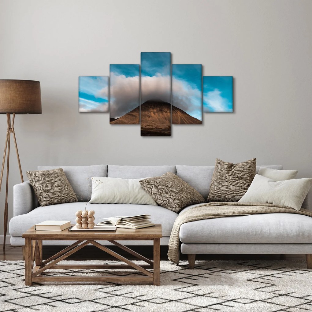 Obraz - Chmura nad szczytem (125x70 cm)