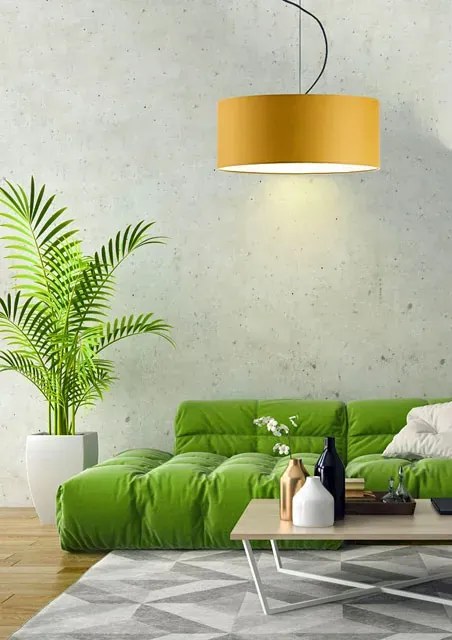 Nowoczesny żyrandol z abażurem 60 cm - EX844-Flos - wybór kolorów