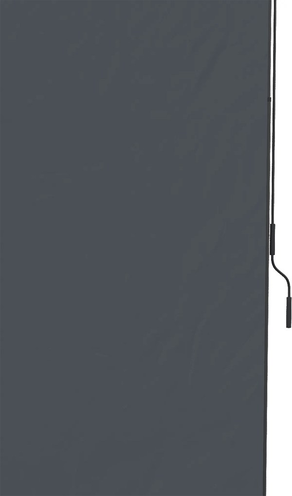 Outsunny Markiza Boczna Metalowa Szara 200x215 cm 2.15-3.05 m Montaż Bez Wiercenia Regulowana Wysokość Z Korbką Ręczna | Aosom PL