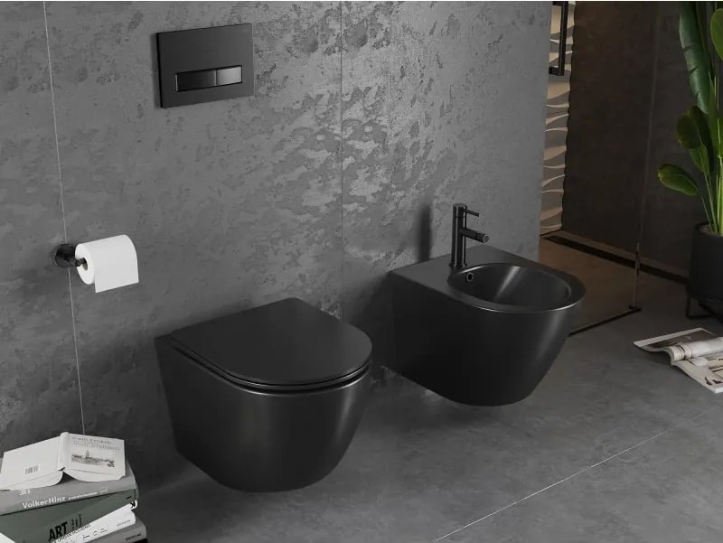 Mexen Lena bidet wiszący, czarny mat - 35224885