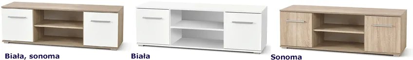Skandynawska biała szafka rtv T1-S64