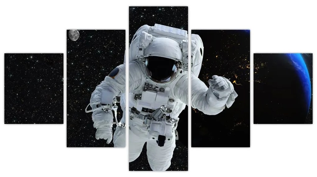 Obraz - Astronauta w kosmosie (125x70 cm)