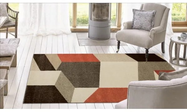 Dywan nowoczesny Lara iluzja multikolor 140 cm x 200 cm