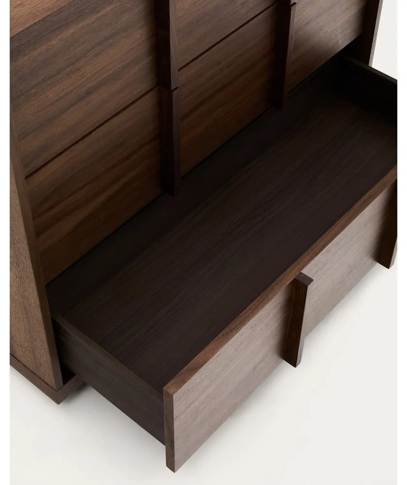 Brązowa komoda w dekorze orzecha 100x78x50 cm Onix – Kave Home