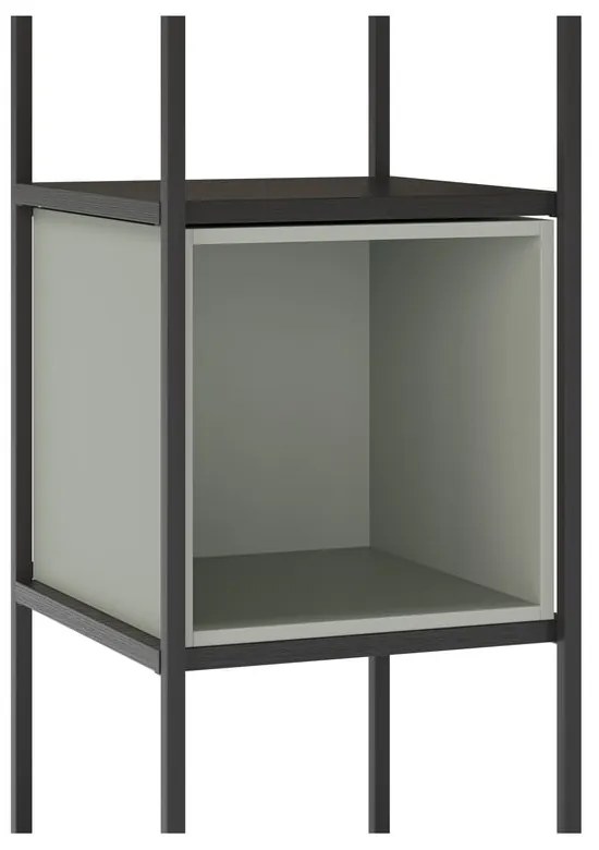 Zielono-czarny regał 36x179 cm Anya – Marckeric